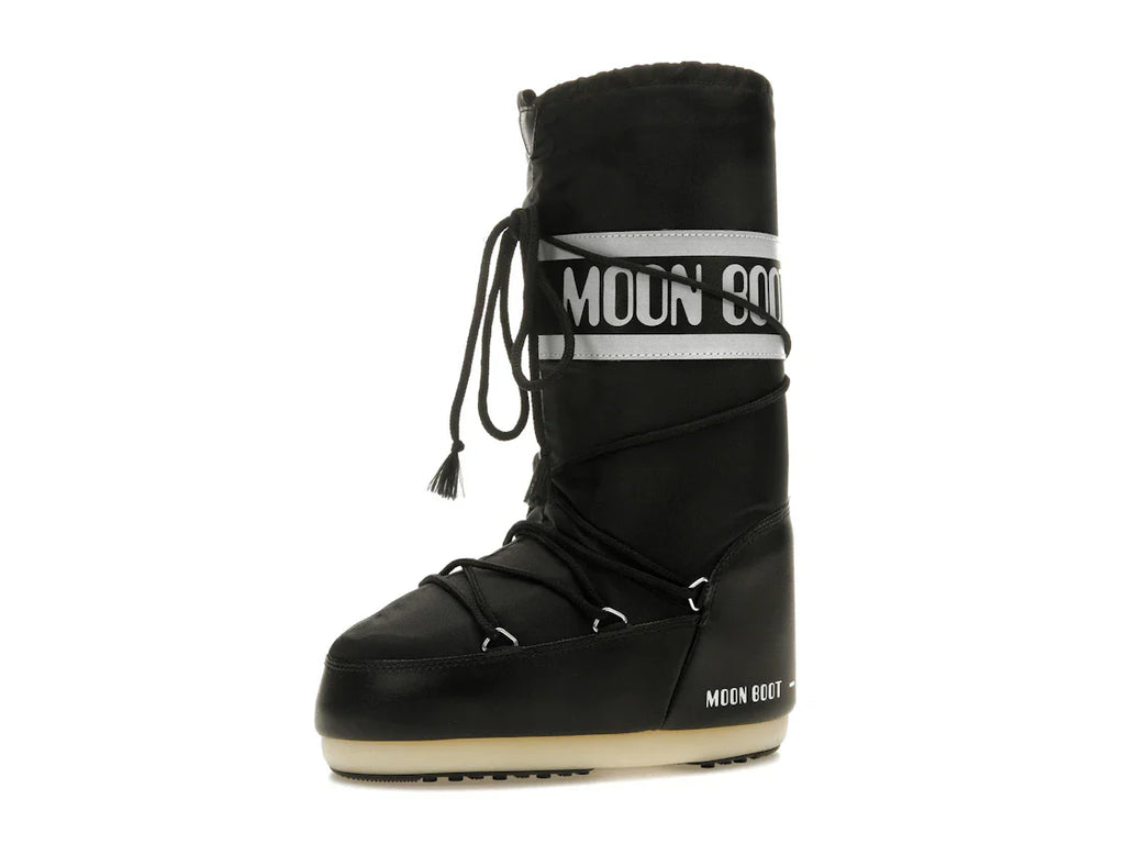 Moon Boot Icon Nylonstiefel Schwarz