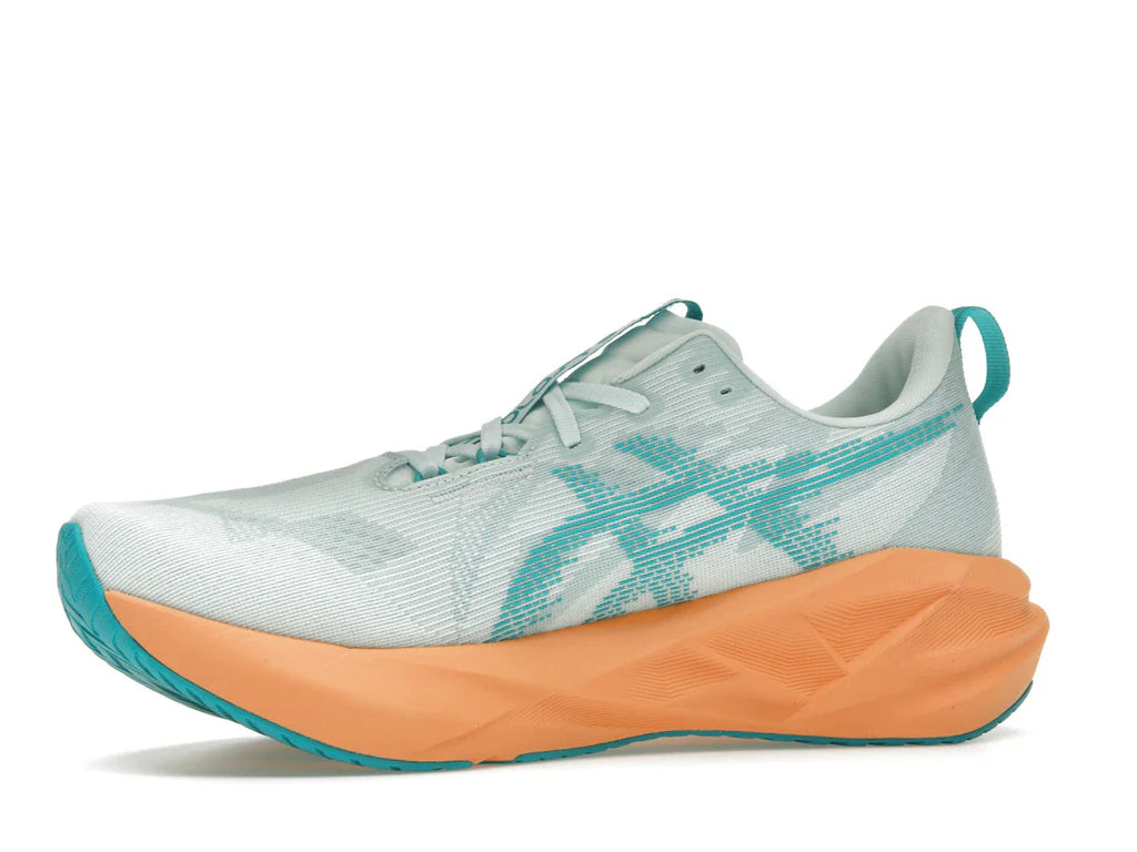 ASICS Novablast 5 Beruhigende Meereswellen-Türkis-Orange