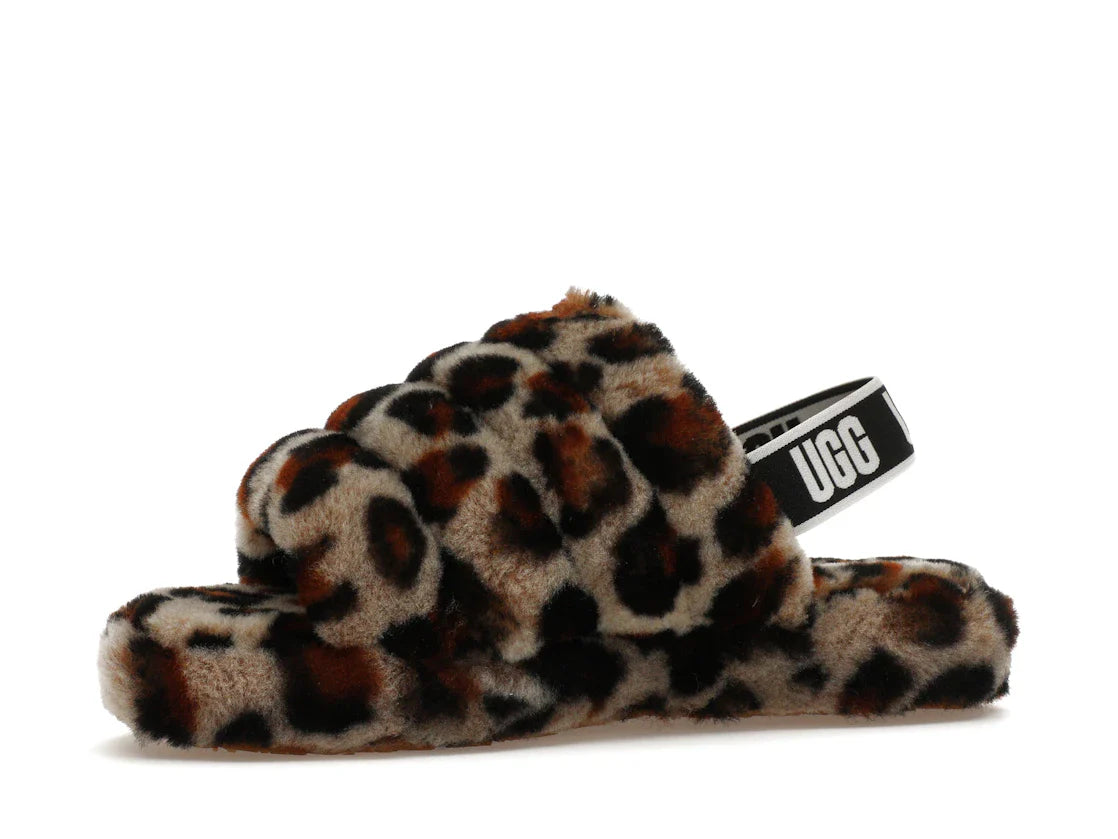UGG Fluff Yeah Slide Leopard Amphora (Kinder)