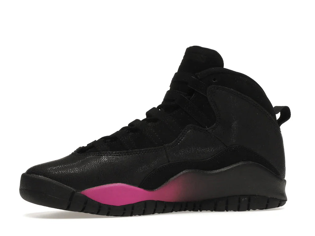 Jordan 10 Retro Schwarz Fuchsia Schwarz (GS)