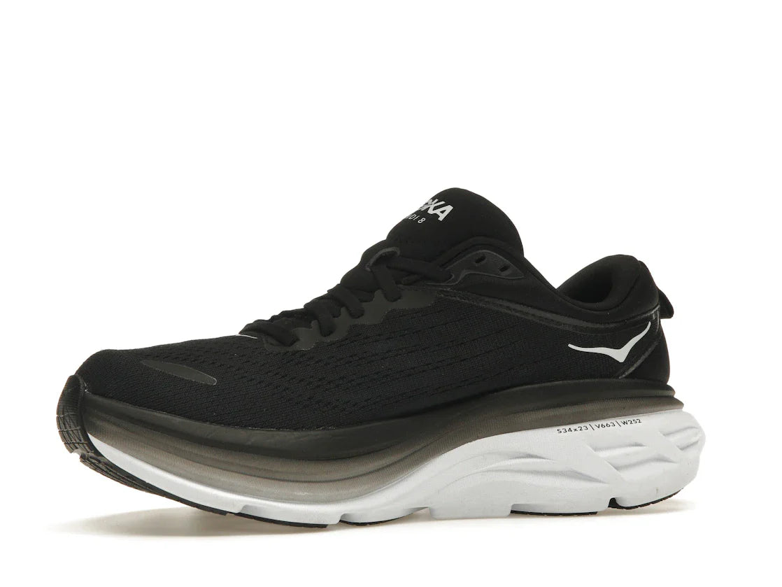 Hoka One One Bondi 8 Schwarz Weiß (Damen)