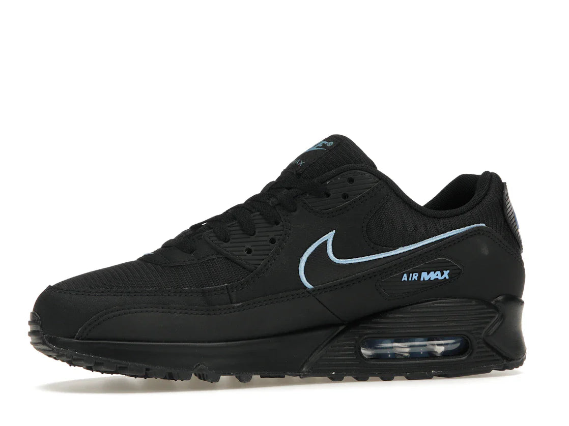 Nike Air Max 90 Schwarz Universitätsblau