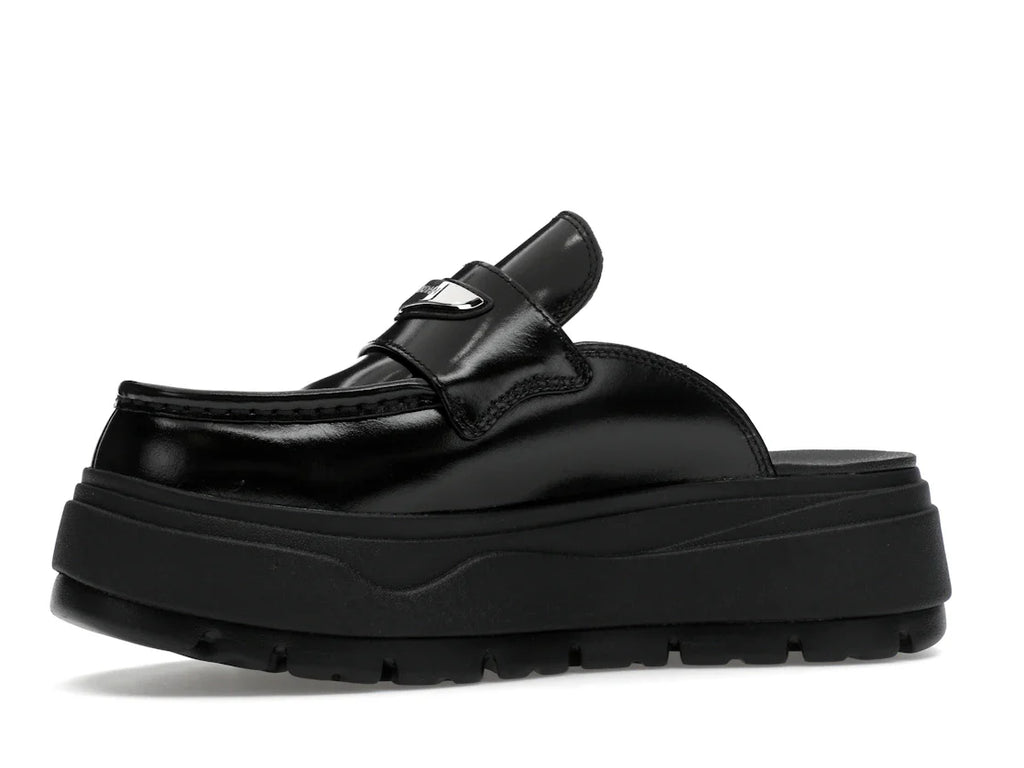 Jordan Mule Schwarz Metallic Silber (Damen)