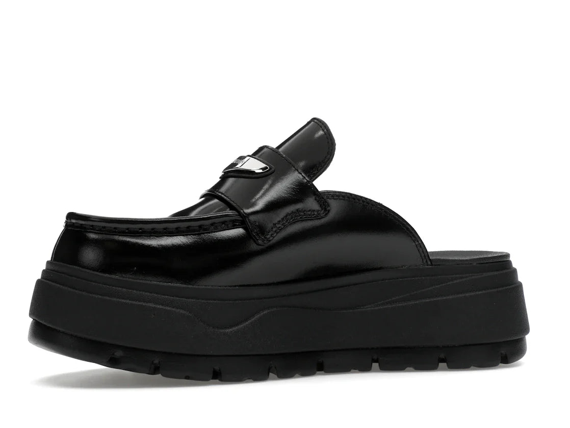 Jordan Mule Schwarz Metallic Silber (Damen)