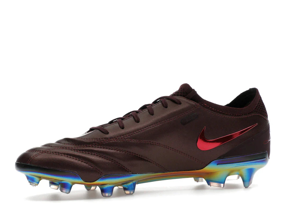 Nike Tiempo Legend 10 Elite Luxe FG Montebelluna Leder Portwein