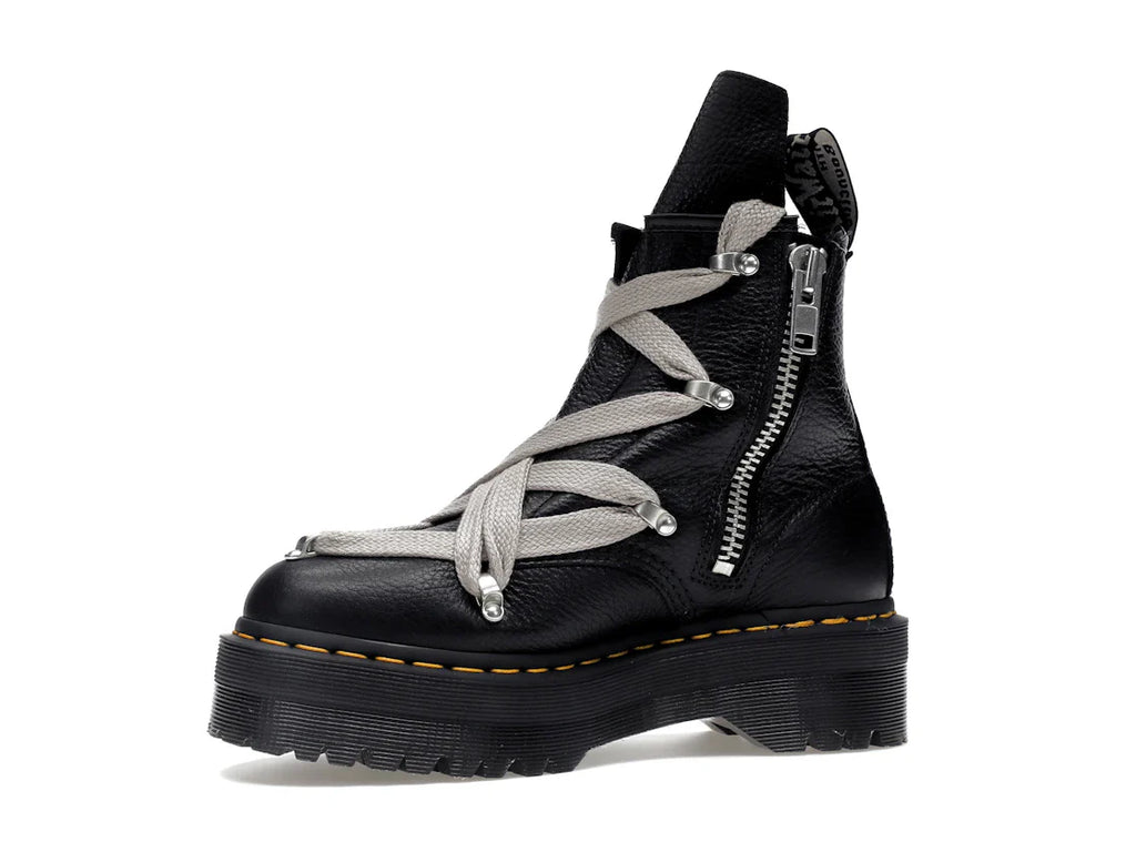 Dr. Martens 1460 Quad Ledersohle Pentagramm Jumbo Schnürstiefel Rick Owens Schwarz