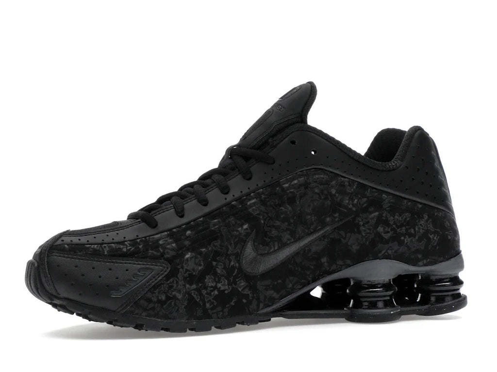 Nike Shox R4 Schwarz mit Blumenmuster (Damen)