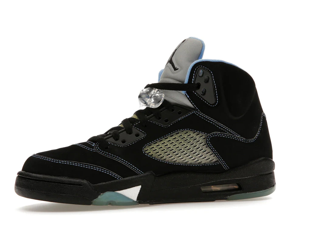 Jordan 5 Retro Schwarz/University Blue