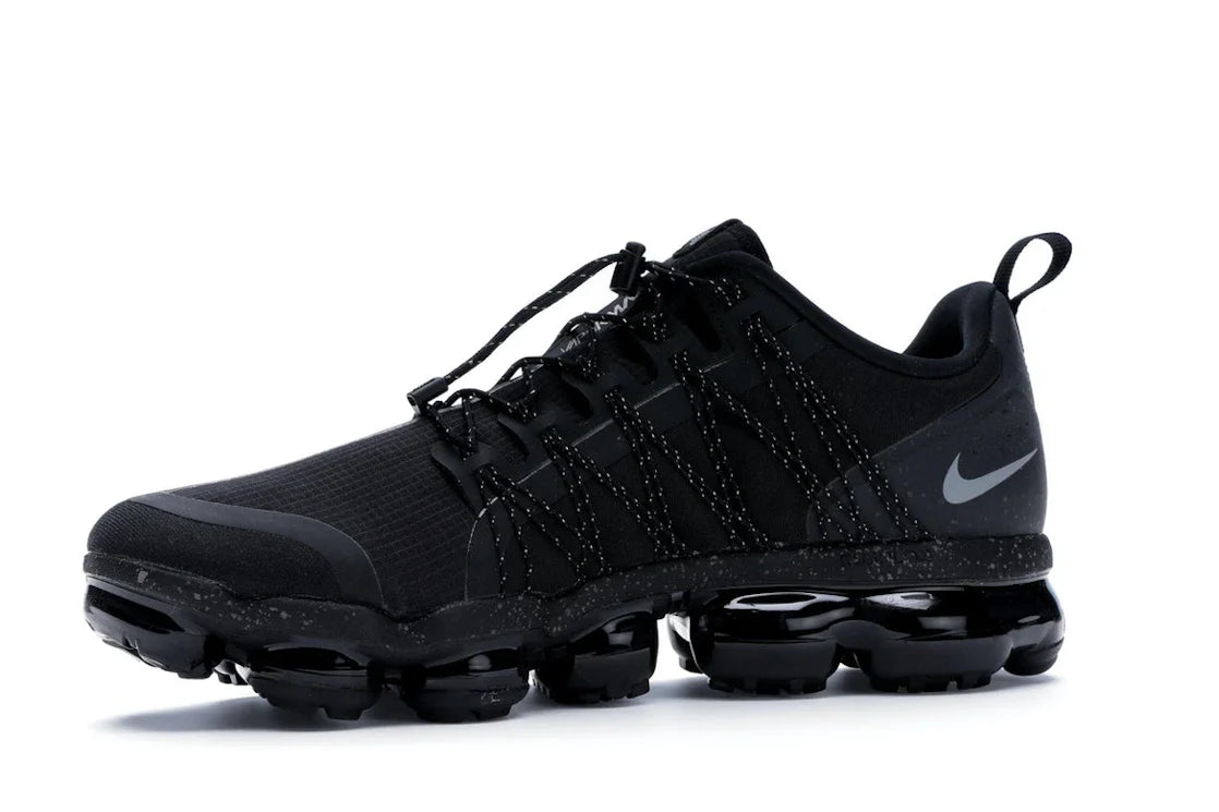 Nike Air VaporMax Run Utility Schwarz Reflektierendes Silber