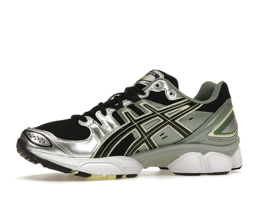 ASICS Gel-Nimbus 9 Schwarz Grün Gelb Silber