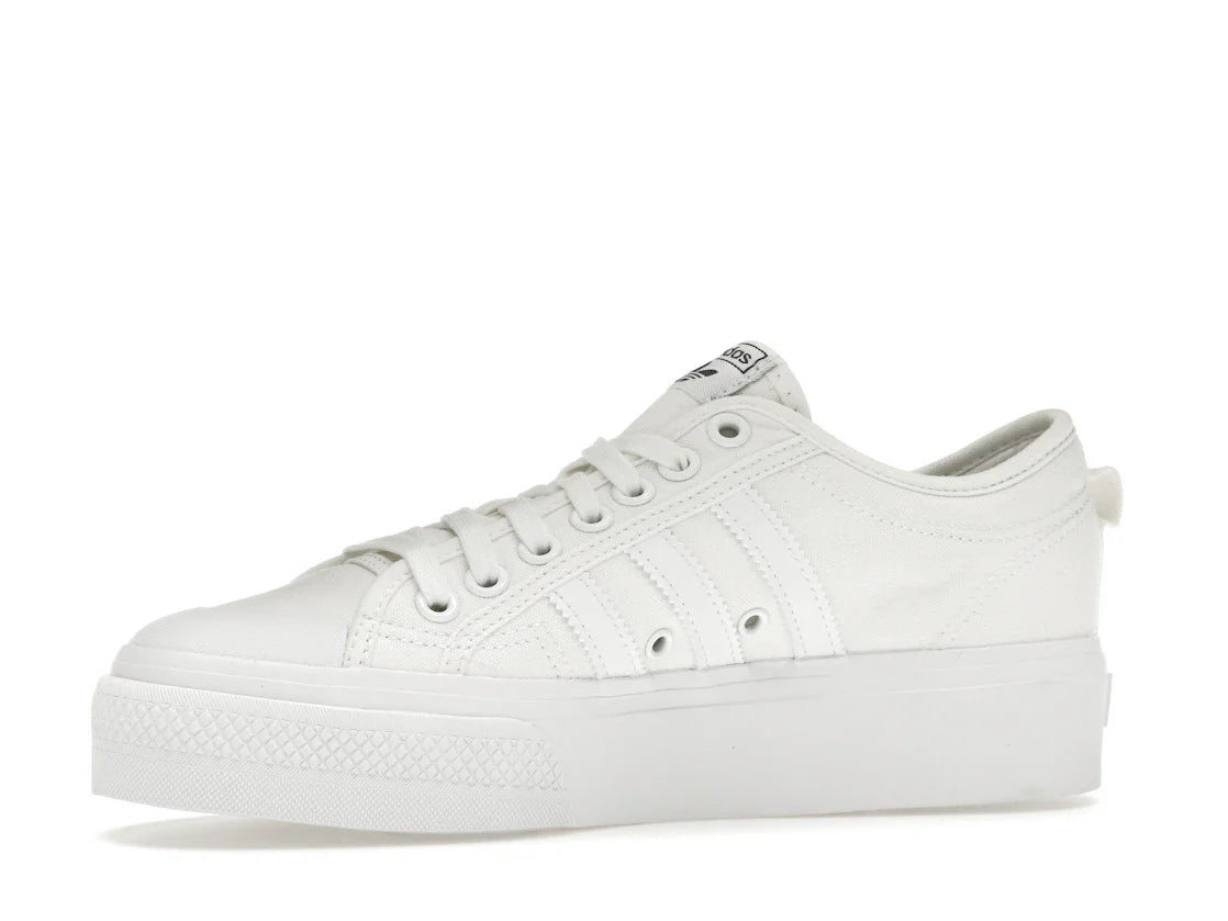 adidas Nizza Platform Triple White (Damen)