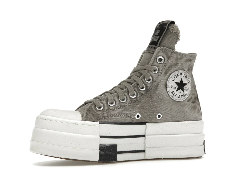 Converse DBL DRKSTAR Chuck Taylor All Star 70 Hi Rick Owens DRKSHDW Overdye Concrete
