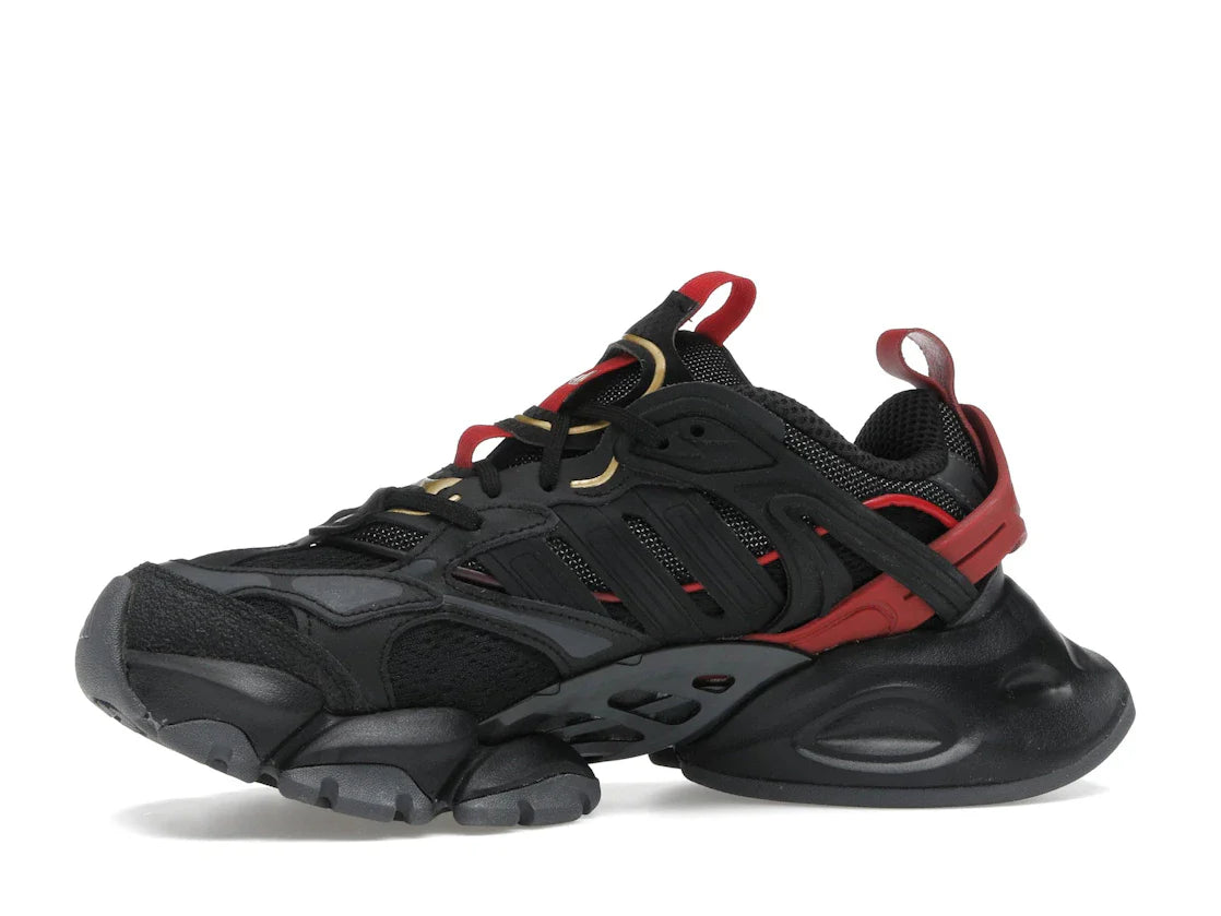 adidas XLG Runner Deluxe Schwarz Gold Metallic Rot