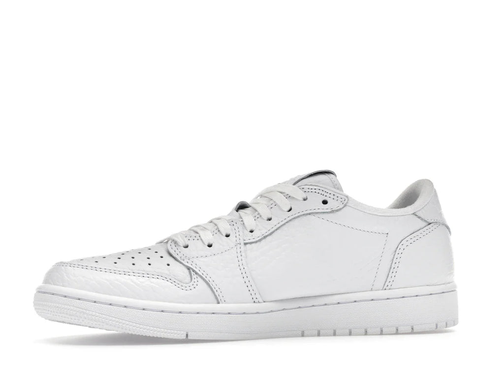 Jordan 1 Retro Low Swooshless Triple White (2025)