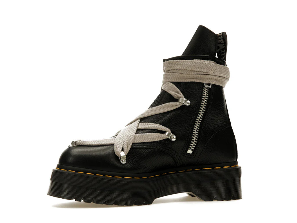 Dr. Martens 1460 Quad Ledersohle Pentagramm-Schnürstiefel Rick Owens Schwarz