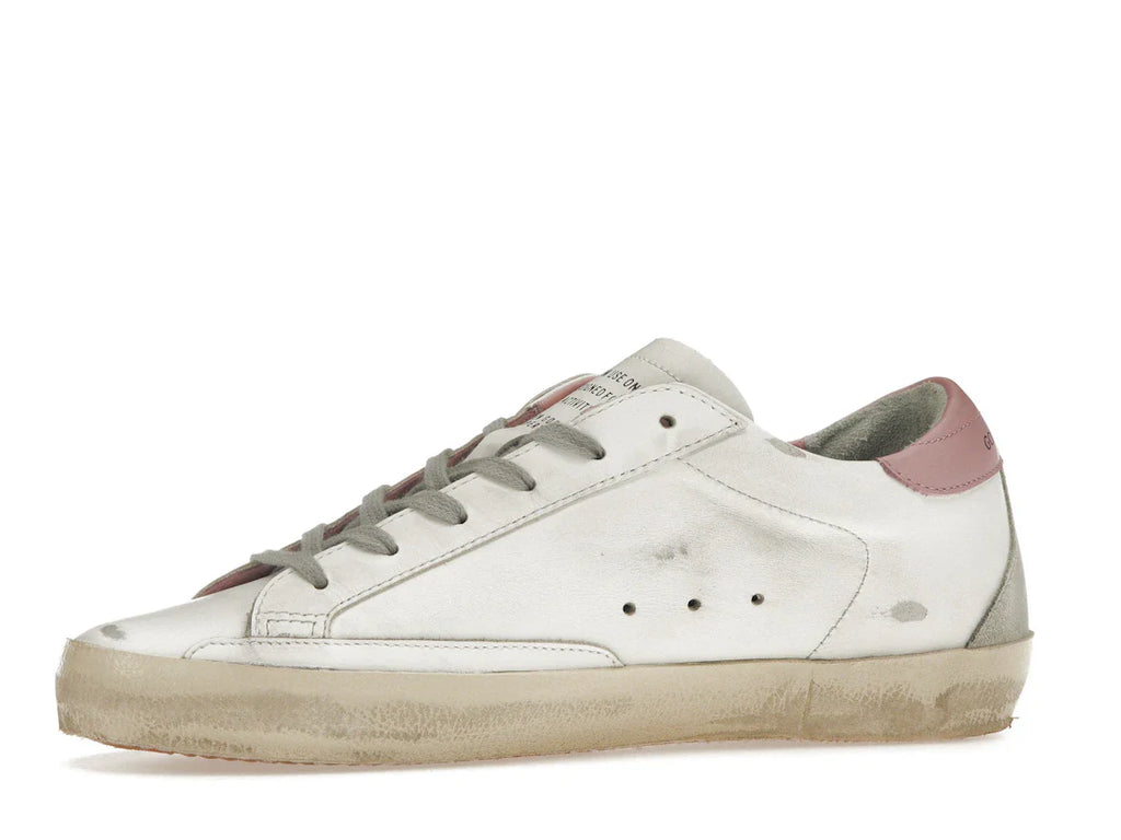 Golden Goose Super-Star Weiß Hellrosa (Damen)