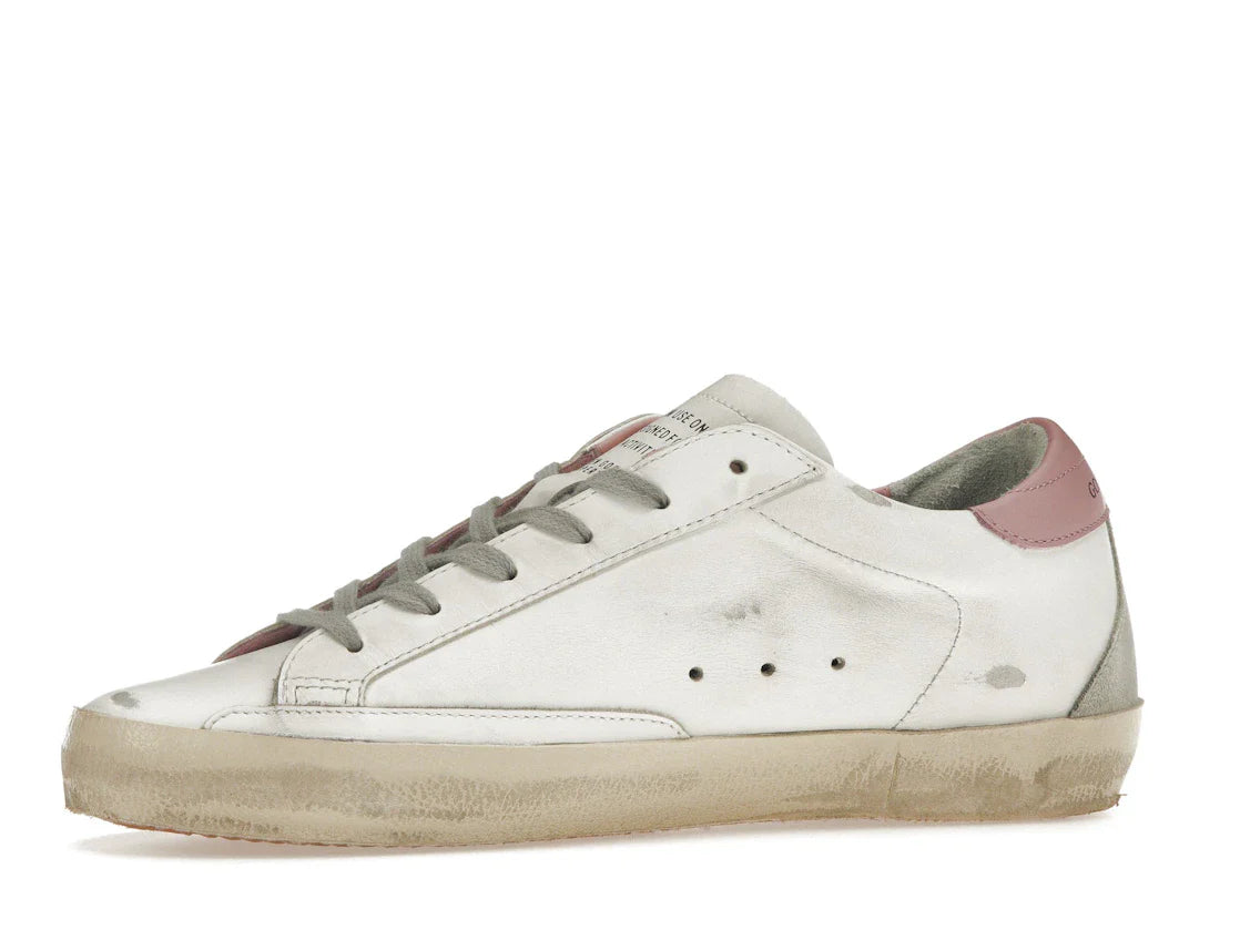Golden Goose Super-Star Weiß Hellrosa (Damen)