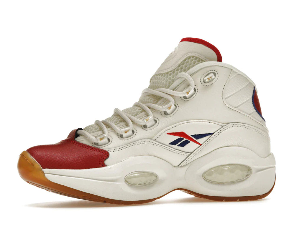 Reebok Question Mid Weiß Rot Blau
