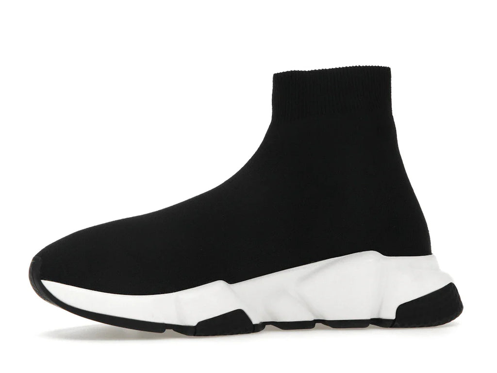 Balenciaga Speed Graffiti Sneaker Weiß Schwarzes Logo (Damen)