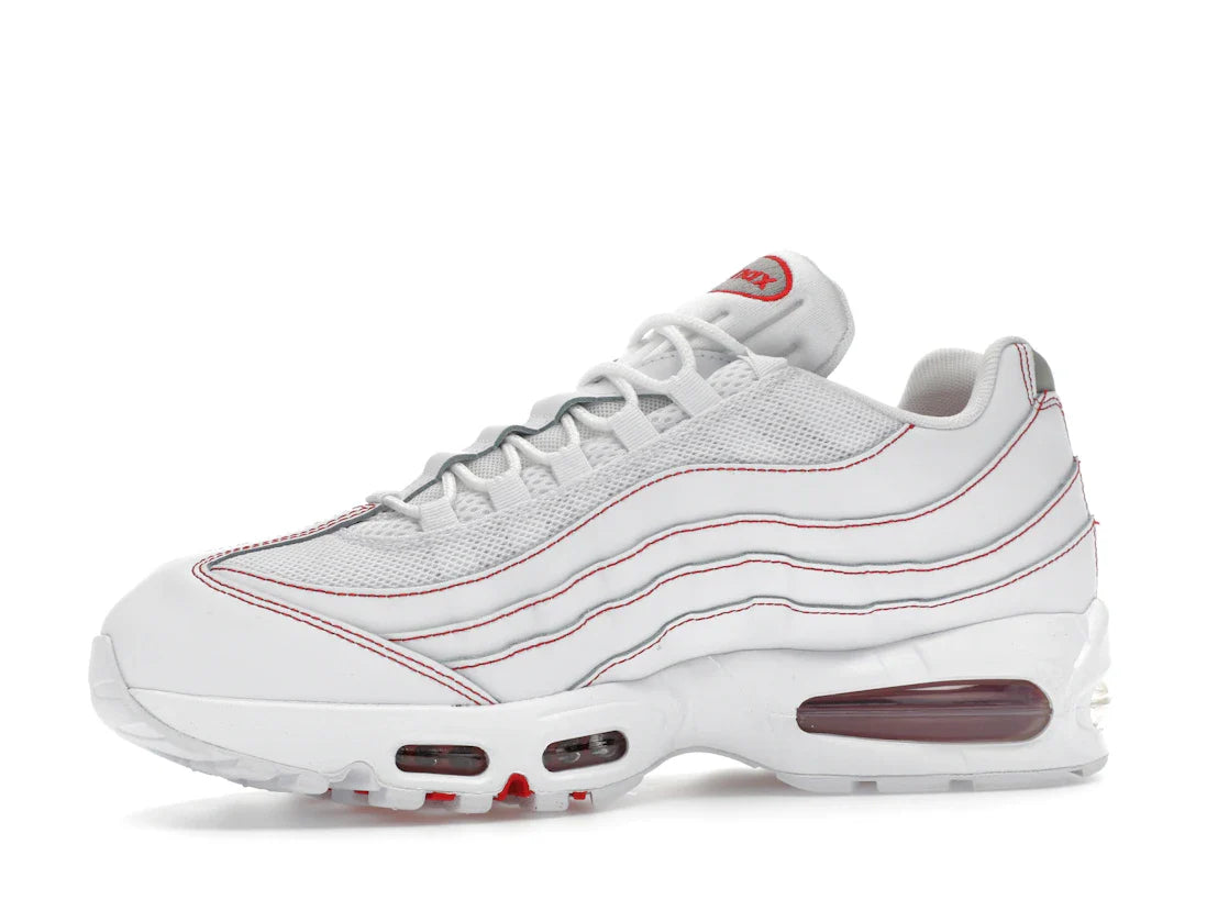 Nike Air Max 95 OG Big Bubble Weiß Universitätsrot
