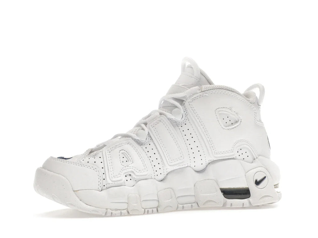 Nike Air More Uptempo Weiß Mitternachtsblau (GS)