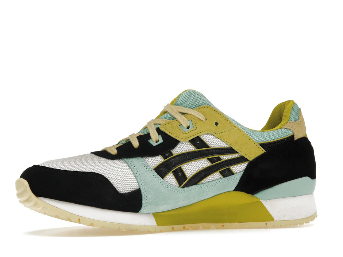 ASICS Gel-Lyte III OG Weiß Schwarz Moosgrün Blau
