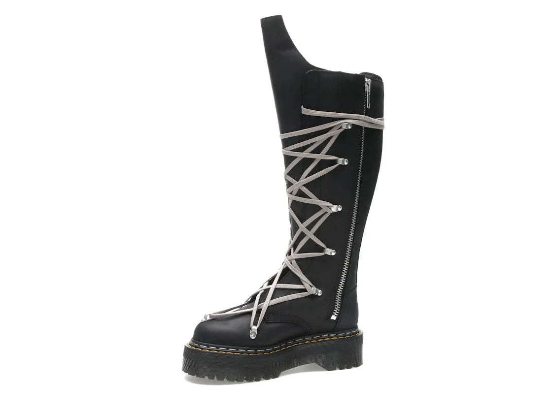 Dr. Martens 1460 DRKSHDW Quad Sole Pentalace Boot Rick Owens Schwarz