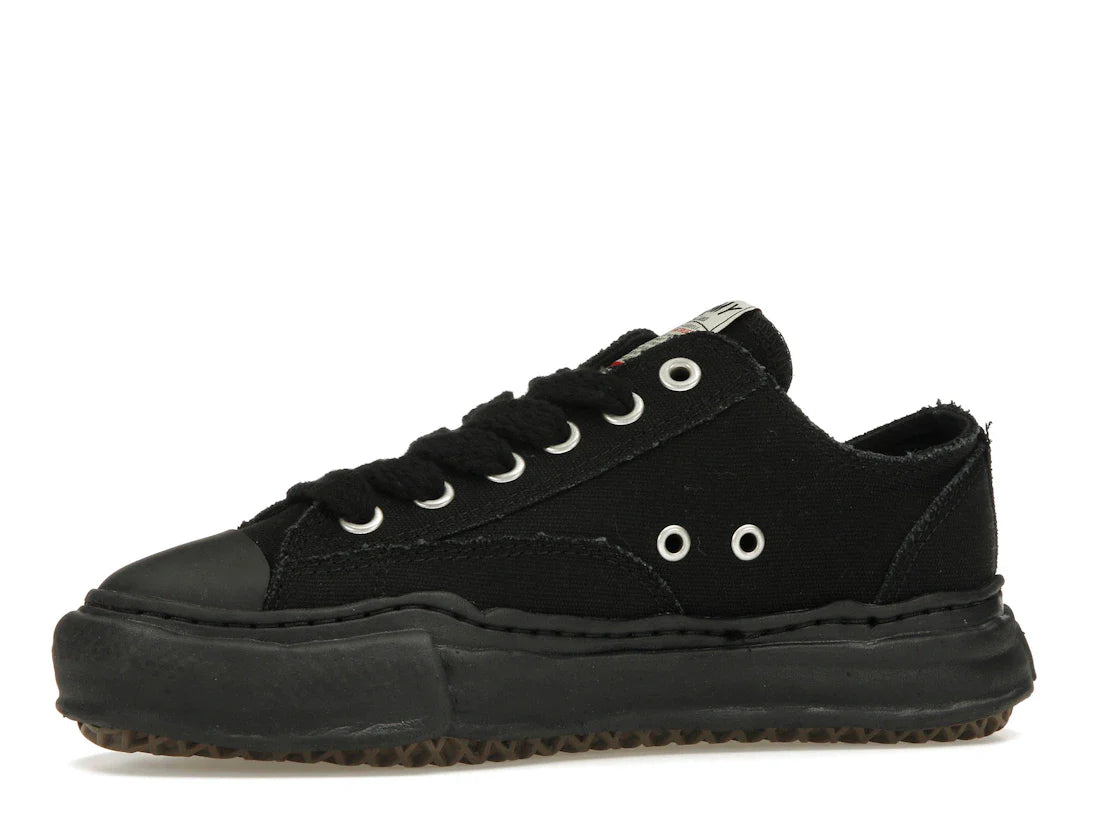 Maison Mihara Yasuhiro Peterson OG Sole Canvas Low Schwarz Schwarz