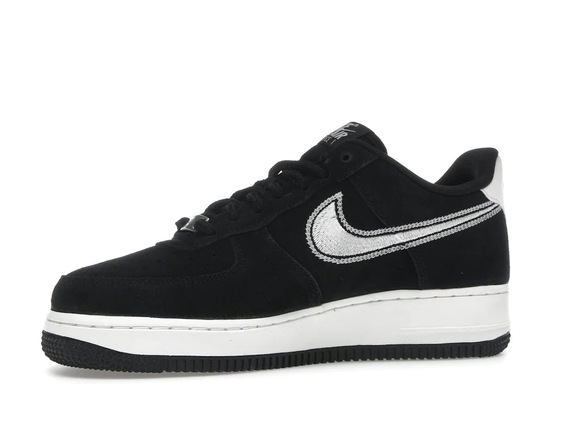 Nike Air Force 1 Low '07 LV8 Black Sail mit gesticktem Swoosh