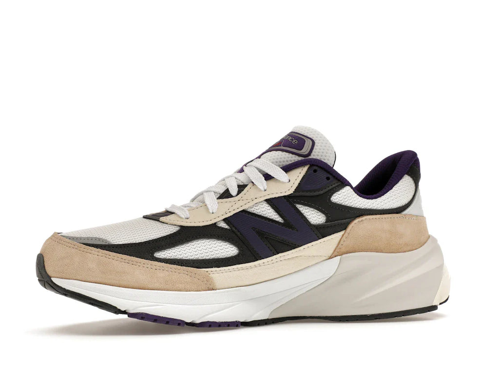 New Balance 990v6 MiUSA Teddy Santis Weiß Schwarz Pflaume