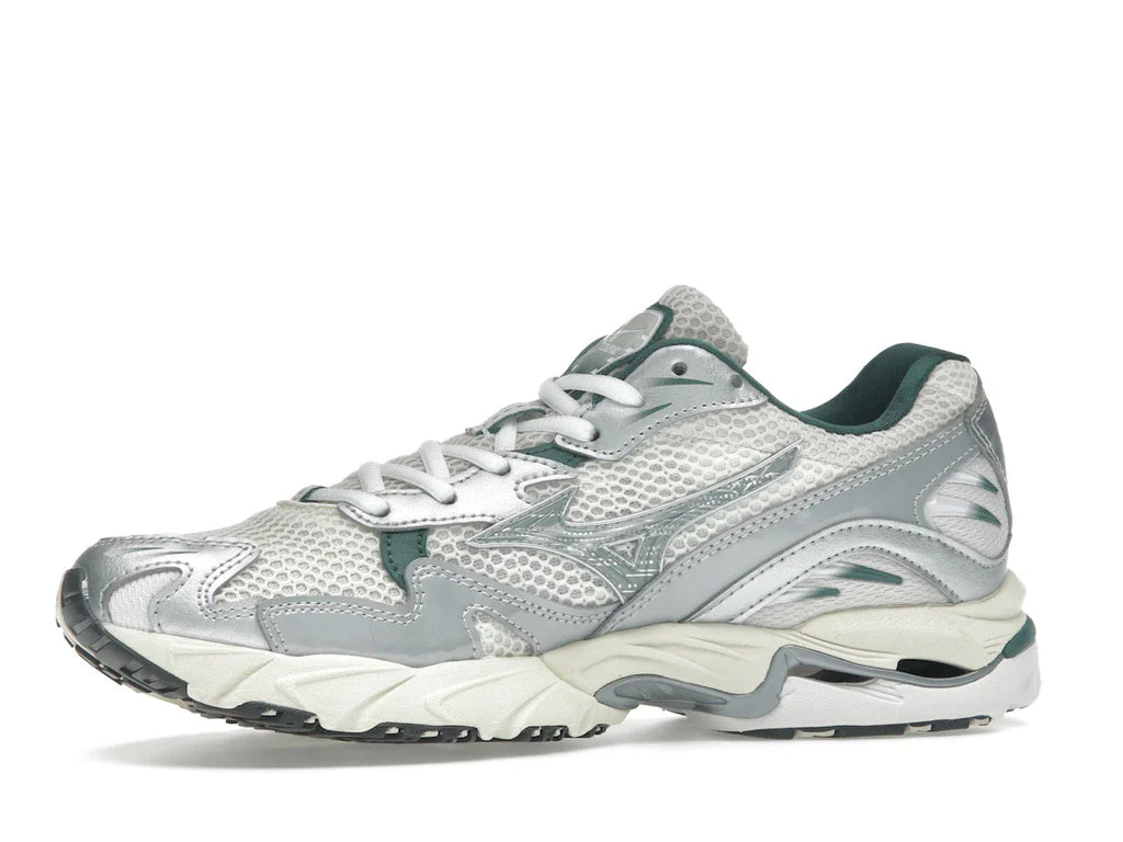 Mizuno Wave Rider 10 Weiß Schiefer Bistro Grün