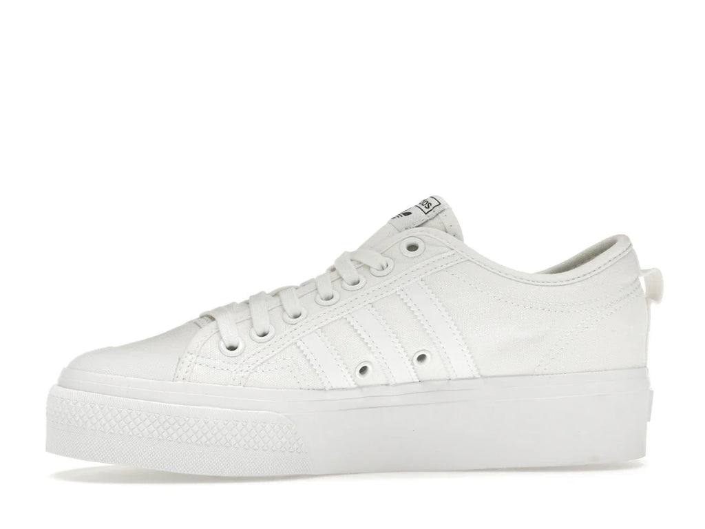 adidas Nizza Platform Triple White (Damen)