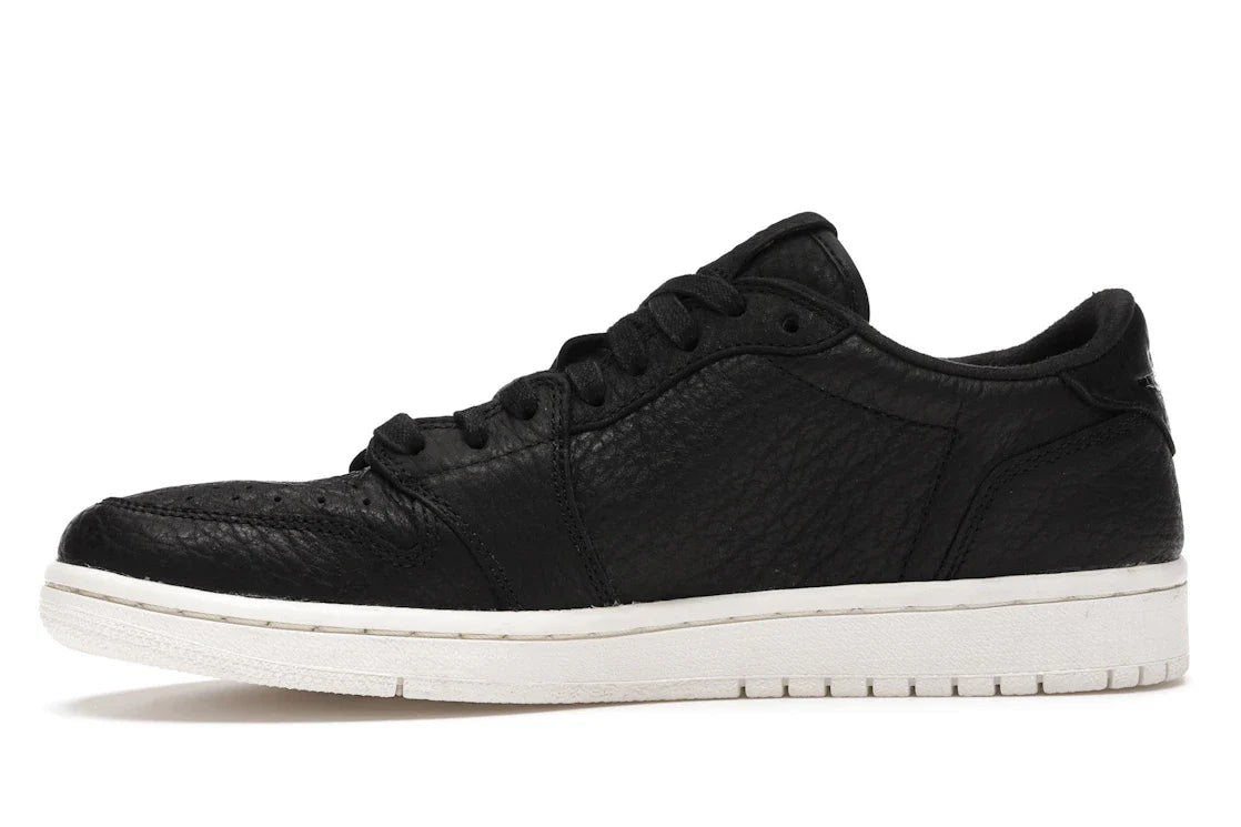 Jordan 1 Retro Low Swooshless Schwarz (2016)