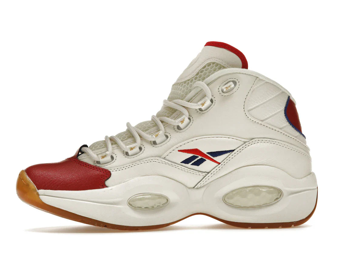 Reebok Question Mid Weiß Rot Blau
