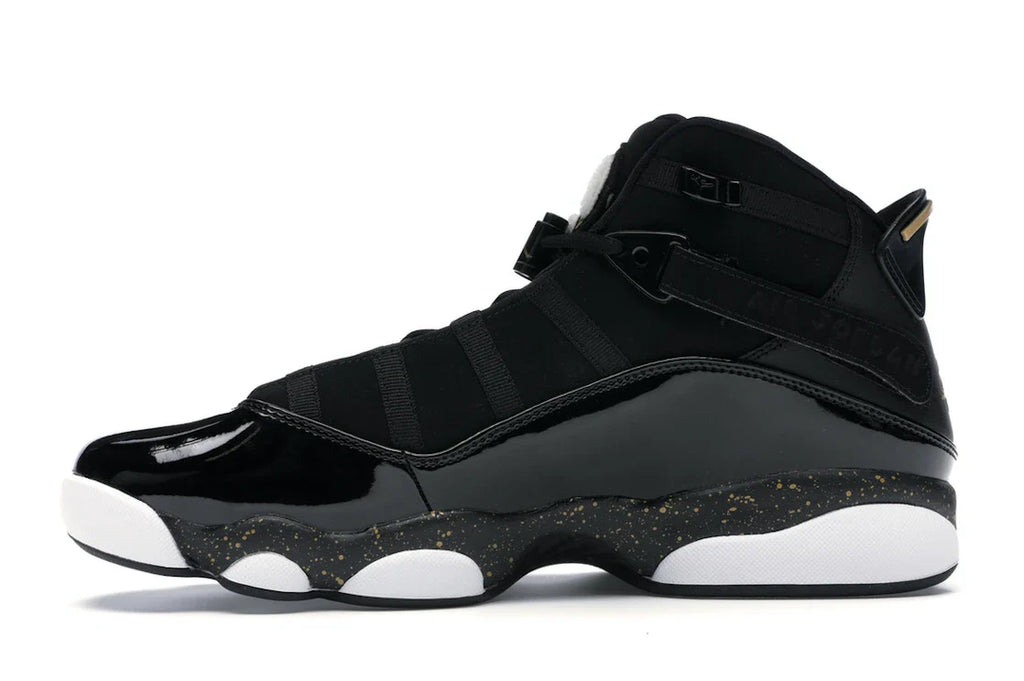 Jordan 6 Rings Schwarz Metallic Gold Weiß