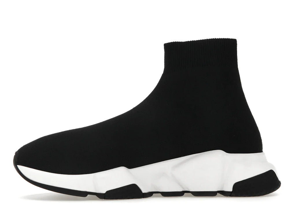 Balenciaga Speed Graffiti Sneaker Weiß Schwarzes Logo (Damen)