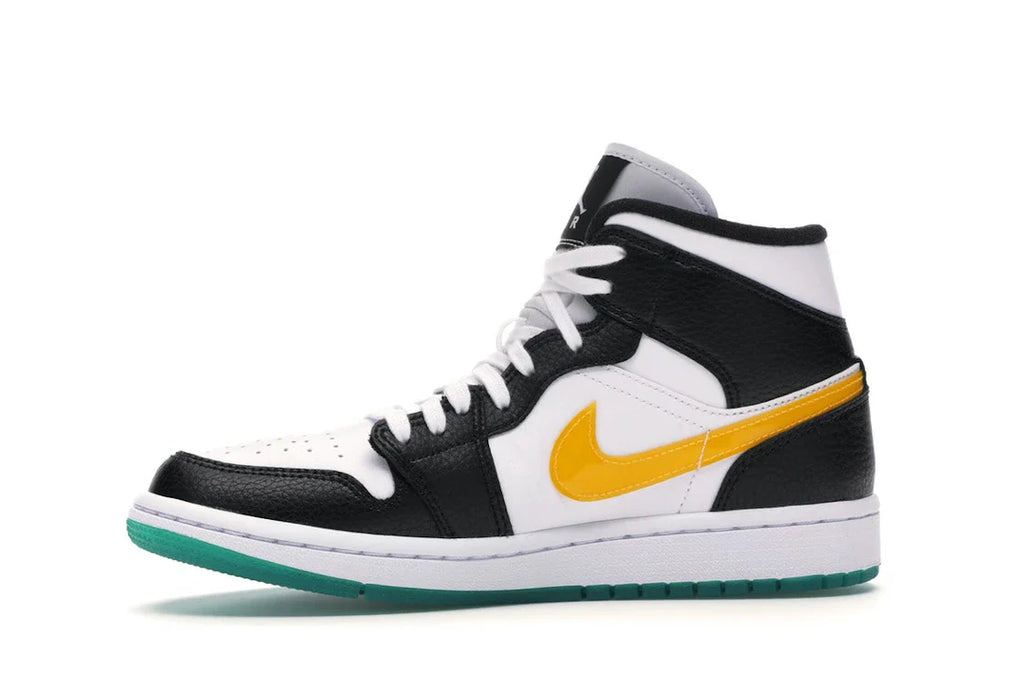 Jordan 1 Mid Alternate Swooshes Rot Gelb (Damen)