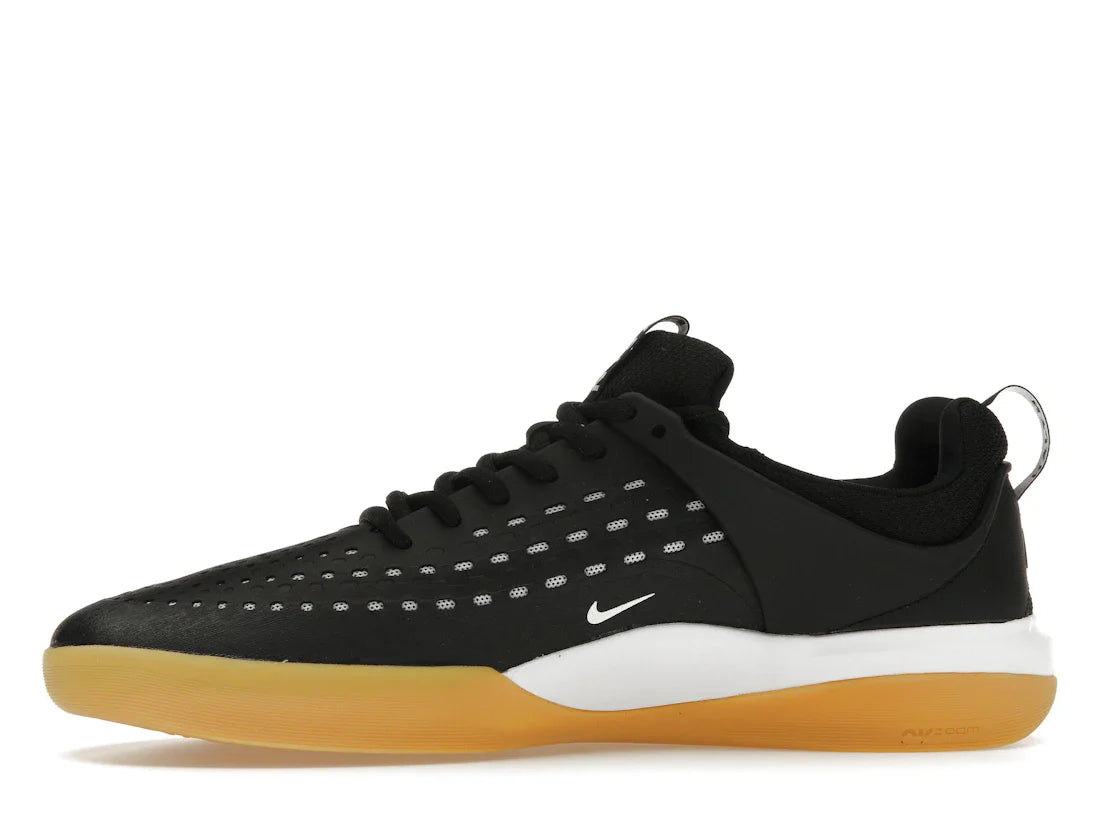 Nike SB Zoom Nyjah 3 Schwarz Weiß Gummi