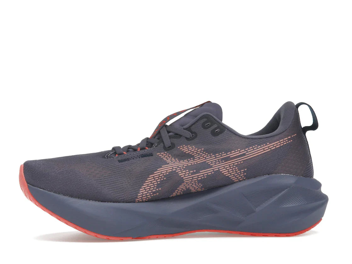 ASICS Novablast 5 Grauviolett Korallenriff