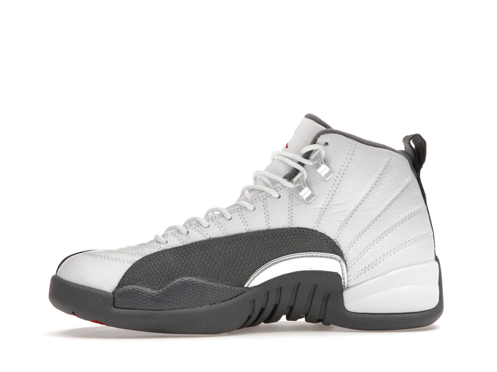 Jordan 12 Retro Weiß Dunkelgrau