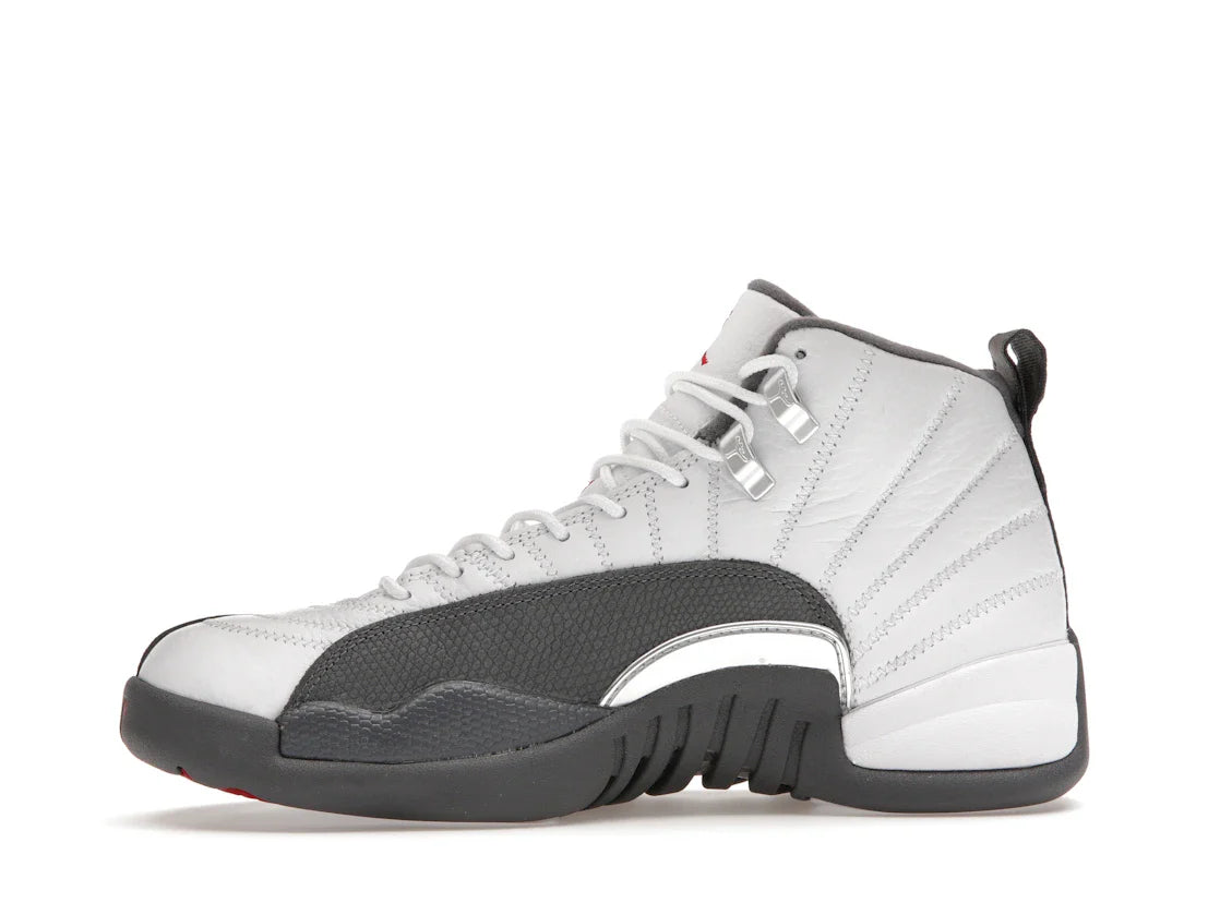 Jordan 12 Retro Weiß Dunkelgrau
