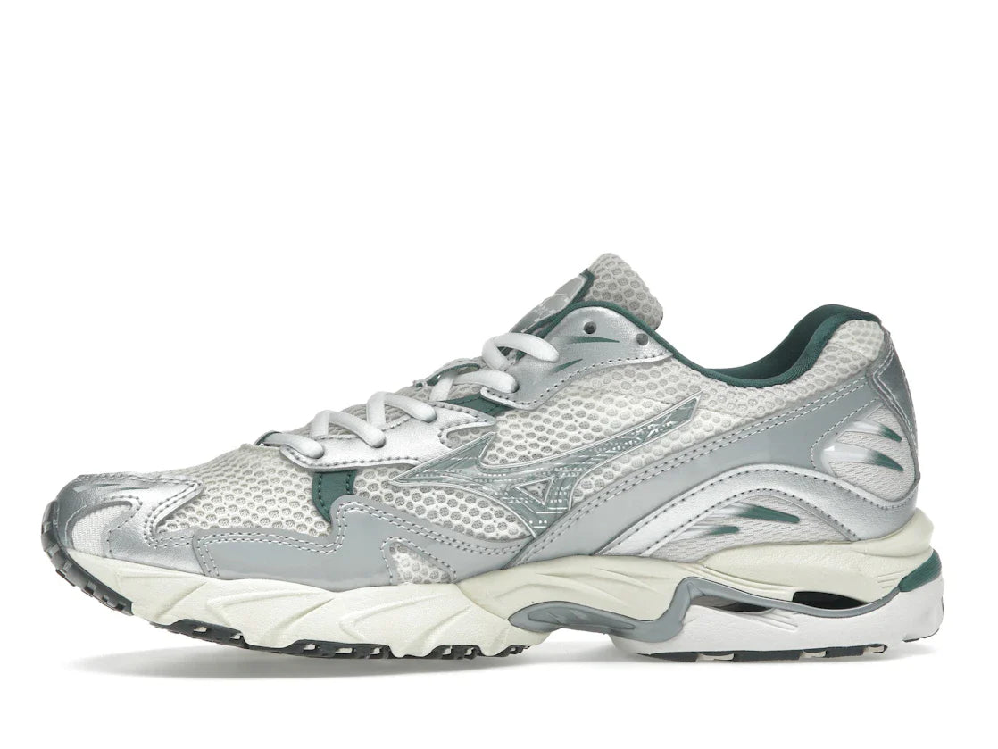 Mizuno Wave Rider 10 Weiß Schiefer Bistro Grün