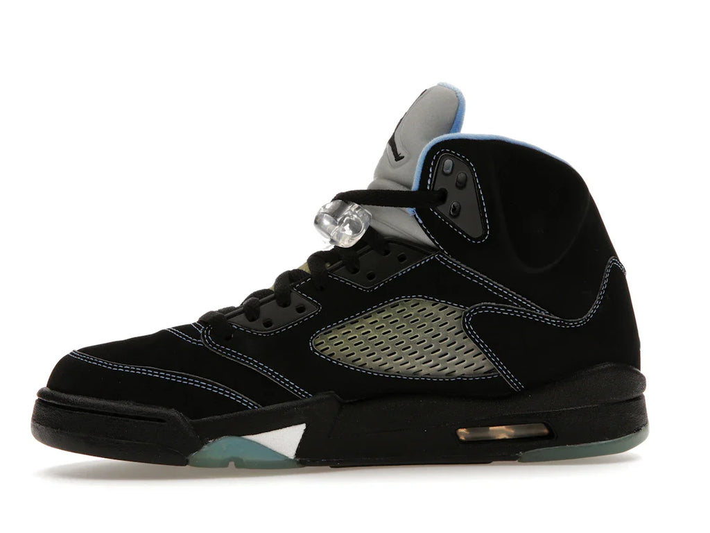 Jordan 5 Retro Schwarz/University Blue