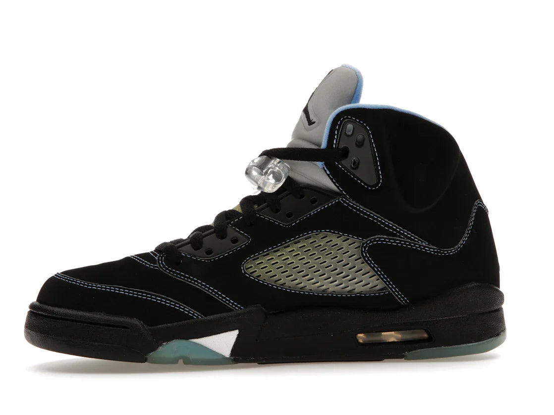 Jordan 5 Retro Schwarz/University Blue