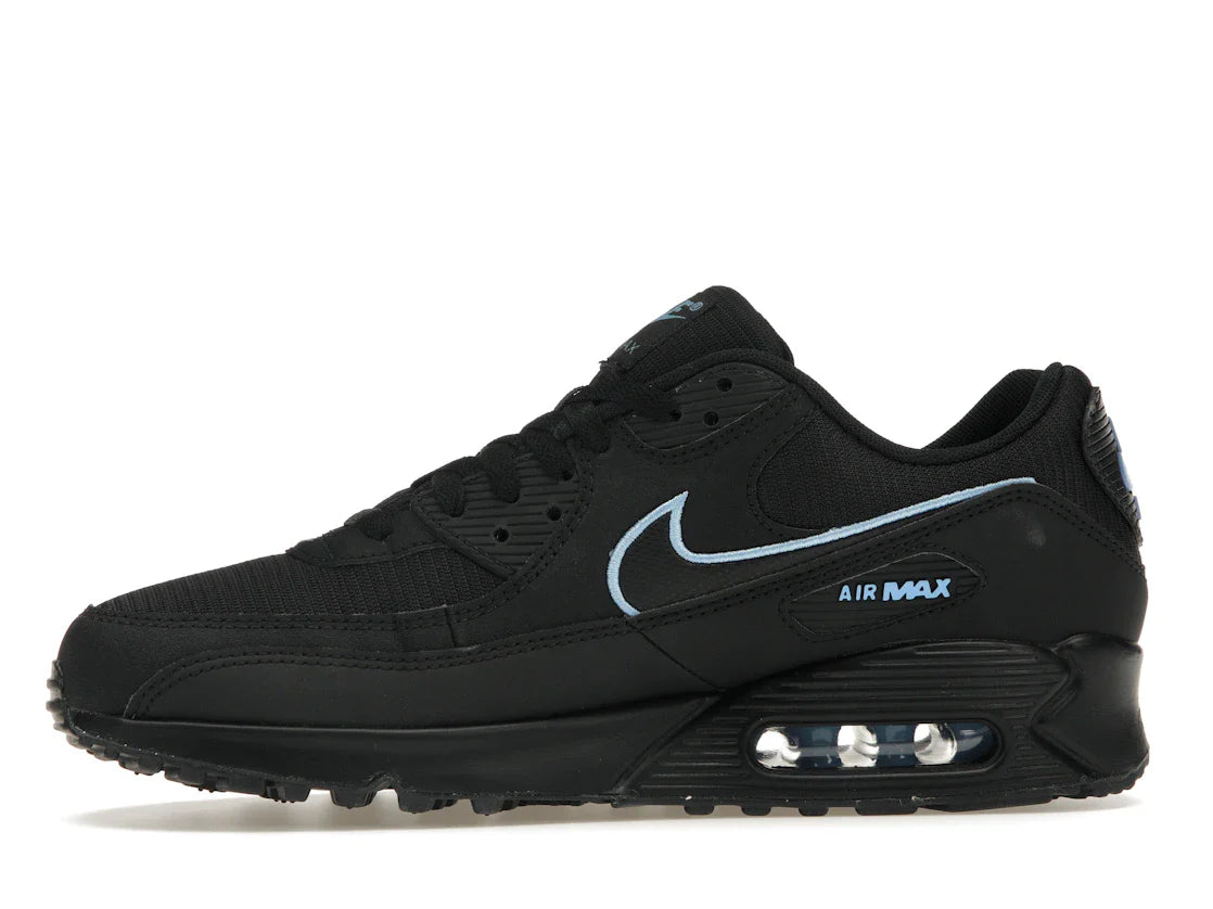 Nike Air Max 90 Schwarz Universitätsblau