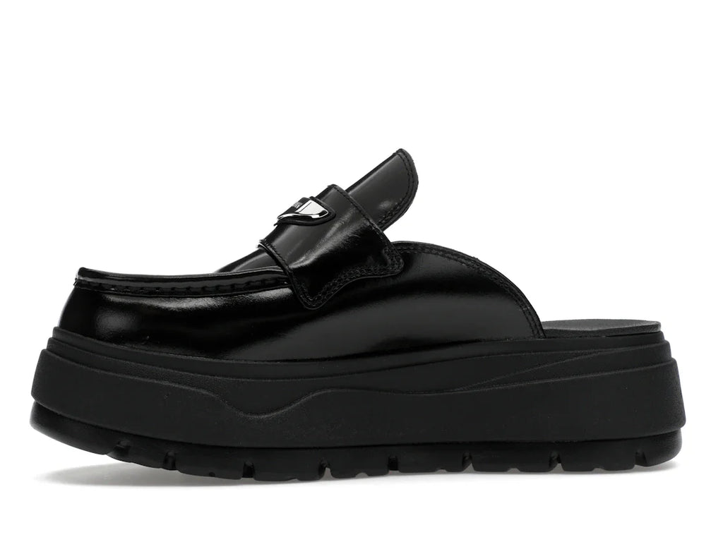Jordan Mule Schwarz Metallic Silber (Damen)