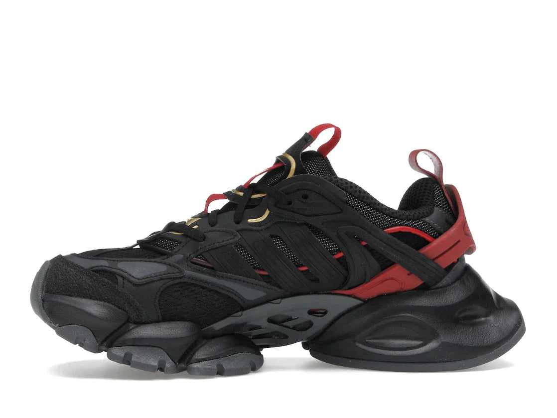 adidas XLG Runner Deluxe Schwarz Gold Metallic Rot