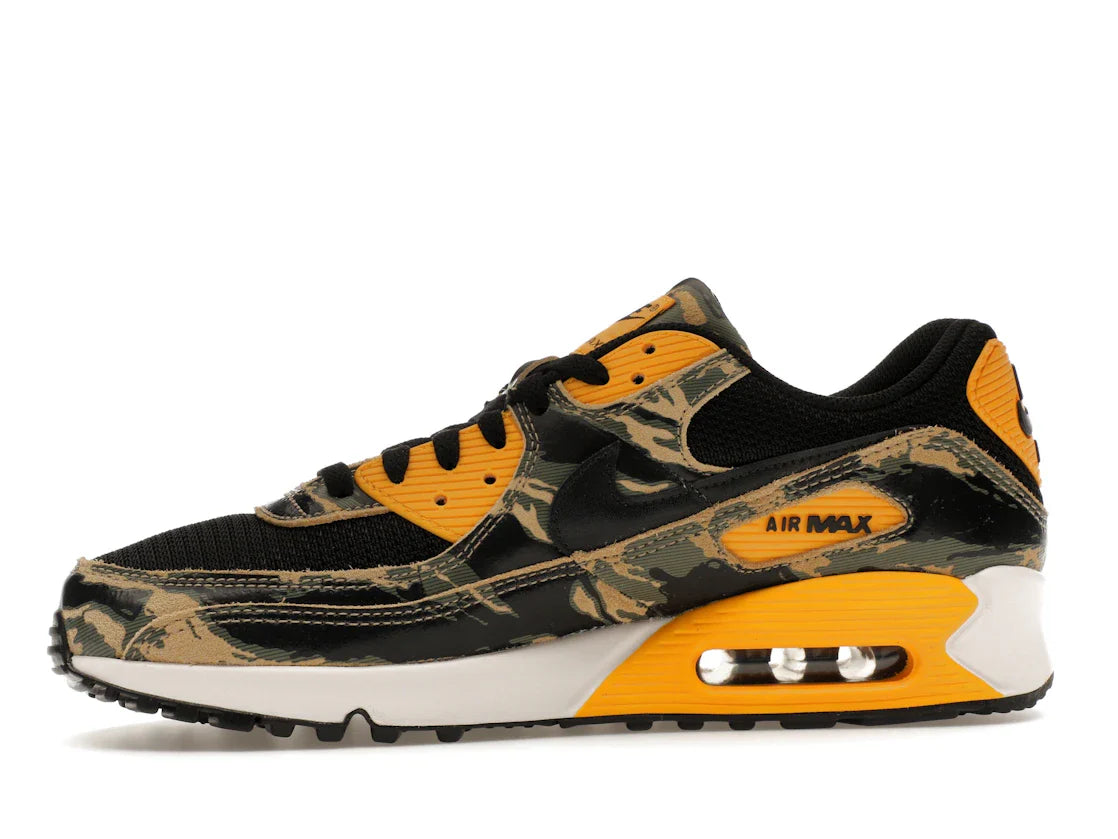 Nike Air Max 90 Premium Schwarz University Gold Camo