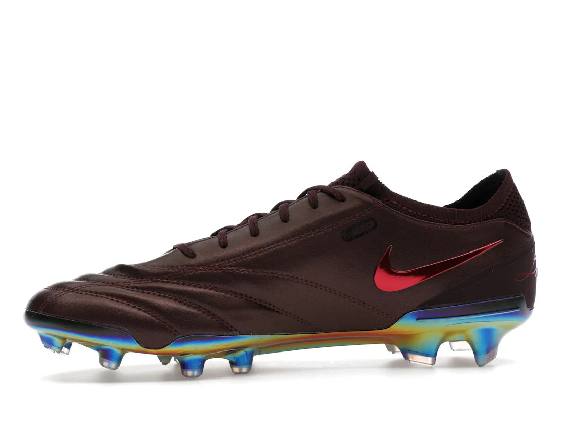 Nike Tiempo Legend 10 Elite Luxe FG Montebelluna Leder Portwein