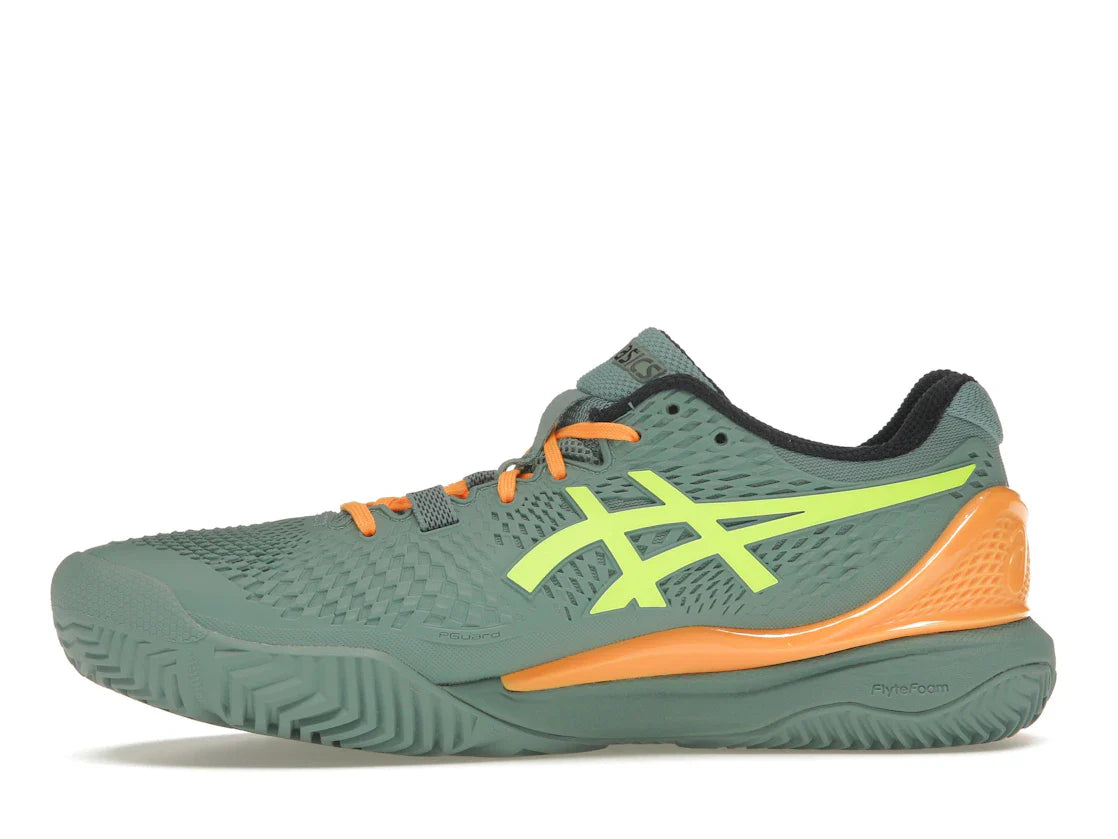 ASICS Gel-Resolution 9 Padel Celadon Sicherheitsgelb